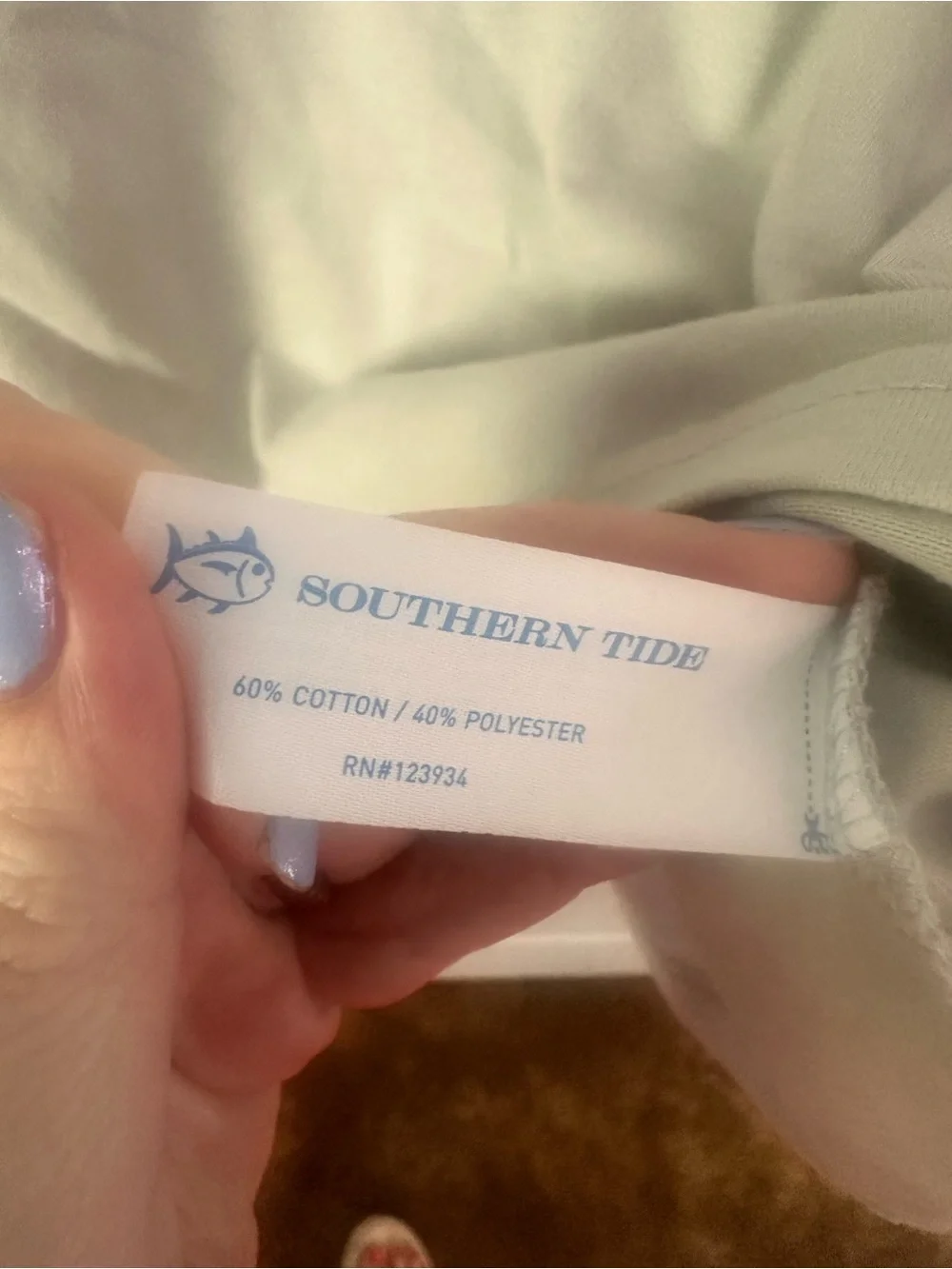 Southern Tide Kids Reindeer Games Christmas tee in Light gray